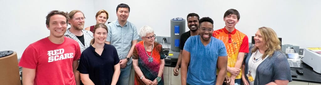 Alexandra Navrotsky and students